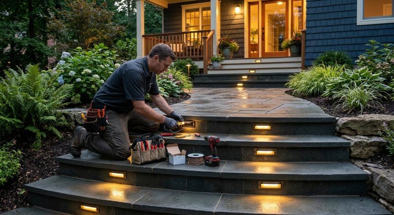 Step Lighting Installation in Prescott Valley, AZ