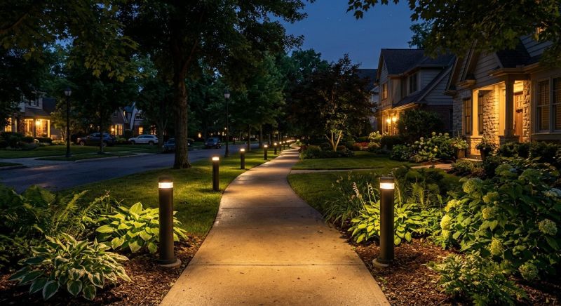 Walkway Lighting Installation in Kansas City, KS