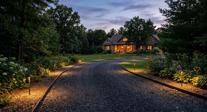 Driveway Lighting Installation in Provo, UT