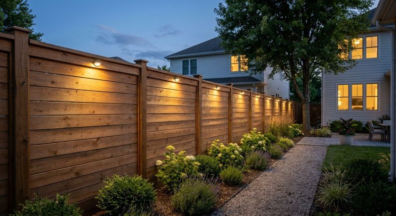 Fence Lighting Installation in Utah County, UT