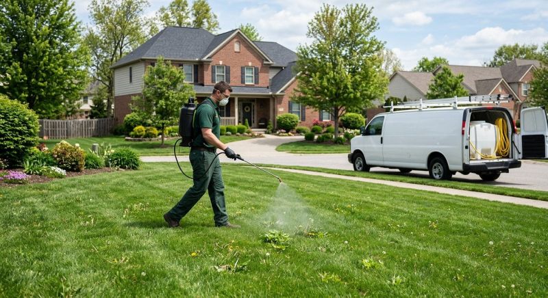 Lawn Weed Spraying in Rockwall, TX