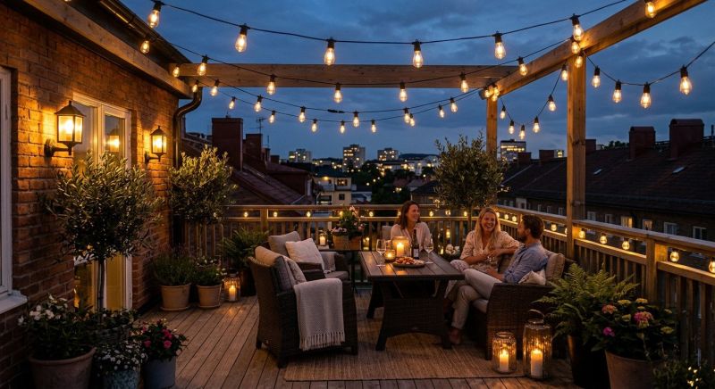 Patio Lights Installation in Kansas City, KS