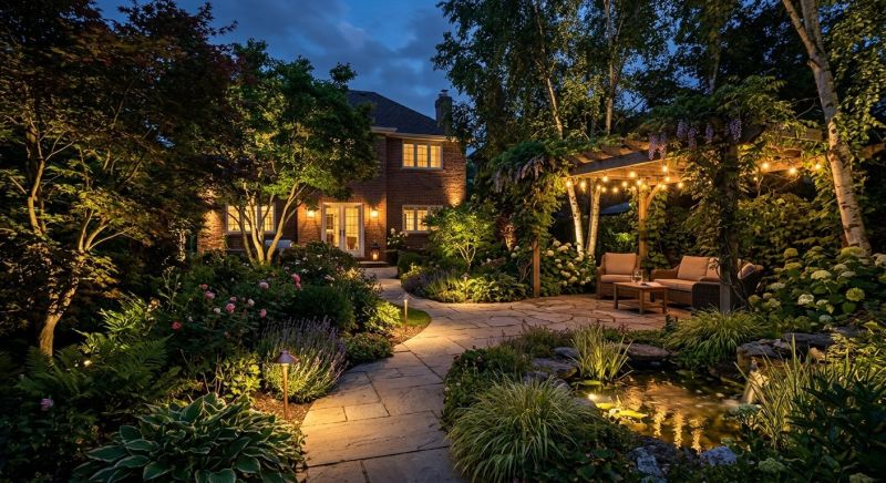 Pond Lighting Installation in Overland Park, KS