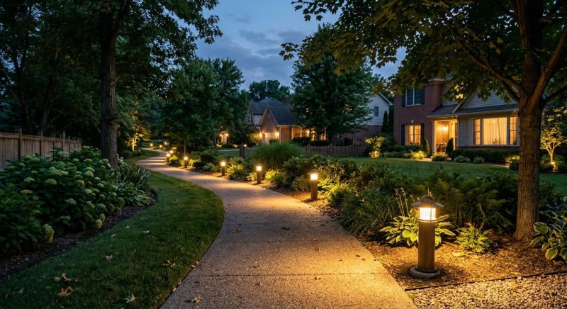 Sidewalk Lighting Installation in Denver, CO