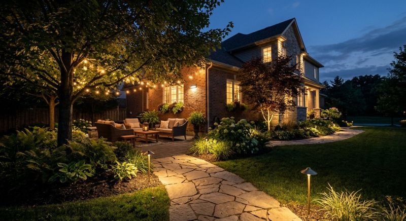 Terrace Lighting Installation in Prescott Valley, AZ